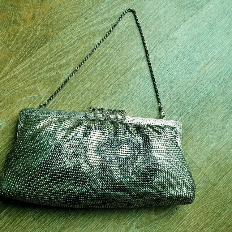 [BUNJANG] Metal Mesh Vintage Clutch Pouch / 특가세일~고급 메탈 메쉬( Metal Mech 정품)빈티지 클러치 파우치