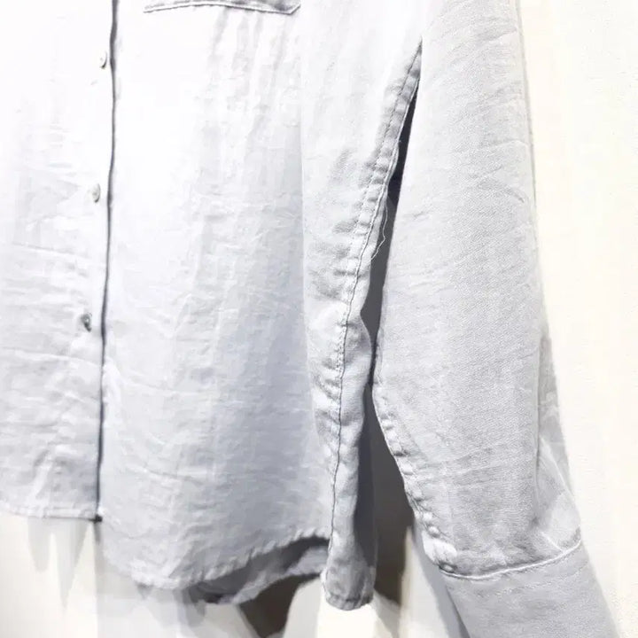 [BUNJANG] URAGO Airy Loose Fit Shirt Sky Blue / 유라고(URAGO) 에어리 루즈핏 셔츠 스카이블루
