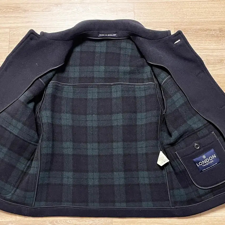 [BUNJANG] London Tradition Jackson Half Coat Navy / [42] 런던트레디션 잭슨 하프코트 네이비