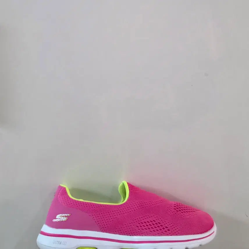 [BUNJANG] Skechers Go Walk 5 Slip-On Hyper Pink Lemon (Discontinued) / [250] 스케쳐스 고워크5 슬립온 하이퍼핑크레몬ㅡ단종매물,최저가