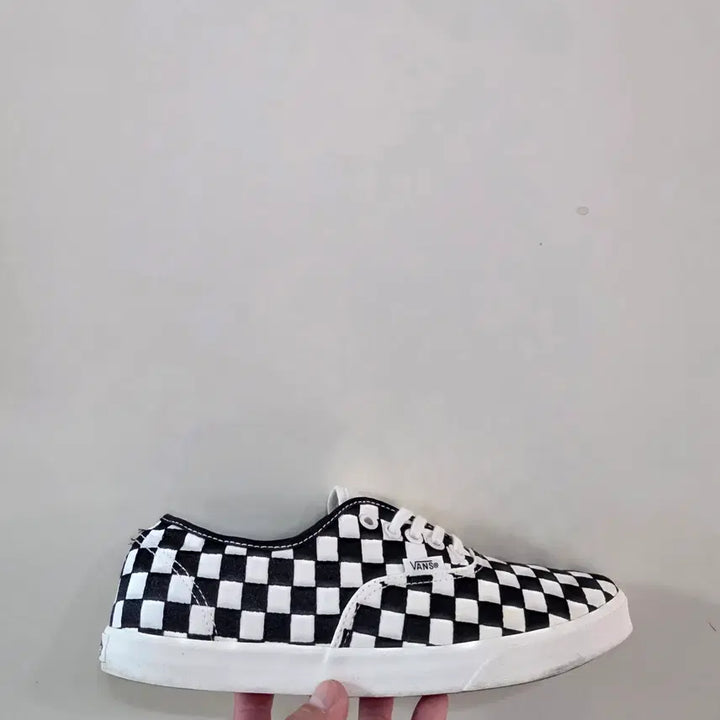 [BUNJANG] Vans Authentic Low Pro Embroidered Checkerboard - Japan Exclusive / [255] 반스 어센틱 로우 프로 엠브로이드-체커보드ㅡ일본발매판,최저가