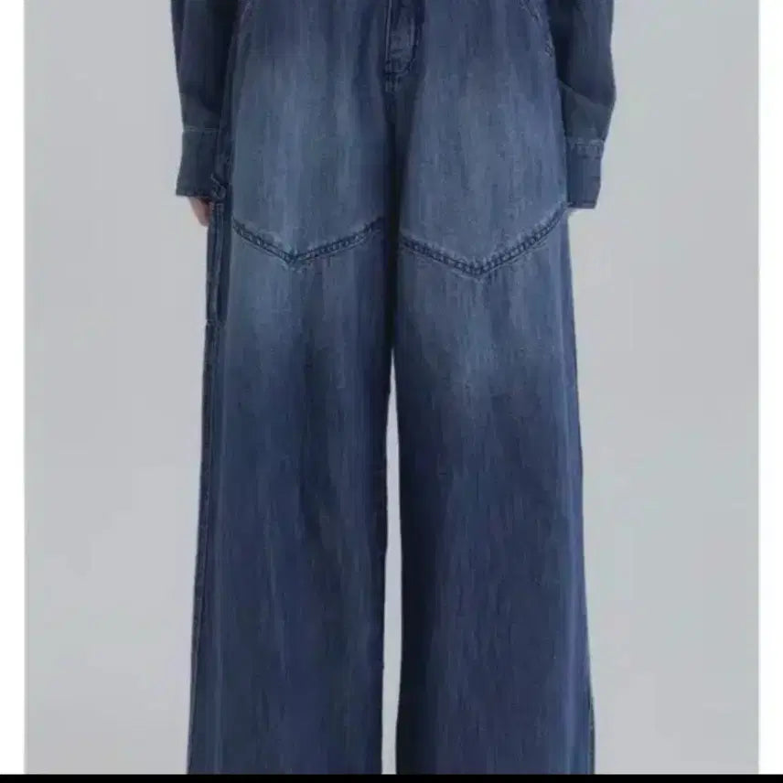 [BUNJANG] Trimming Birds Western Denim Dark Blue M Size / 트리밍버드 웨스턴 데님 다크블루 m사이즈 팝니다