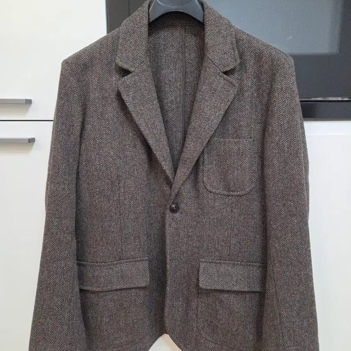 [BUNJANG] East Harbour Surplus Herringbone Blazer / 이스트하버서플러스 자켓 블레이저 48 100