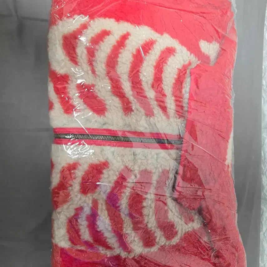 [BUNJANG] Kapital Bon Pattern Fleece Reversible Blouson Red / 캐피탈 본 플리스