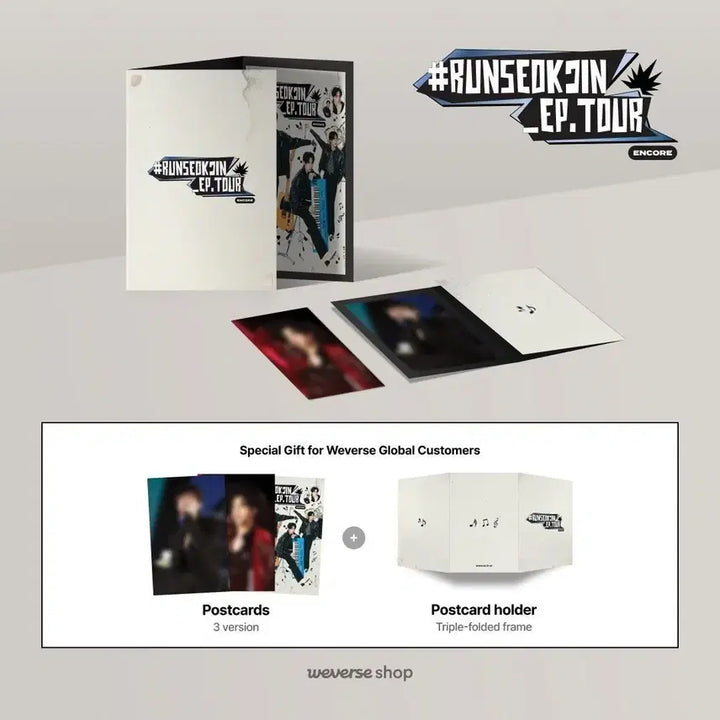 [BUNJANG] RUNSEOKJIN EP.TOUR ENCORE VOD POB Set / RUNSEOKJIN EP.TOUR ENCORE VOD 특전