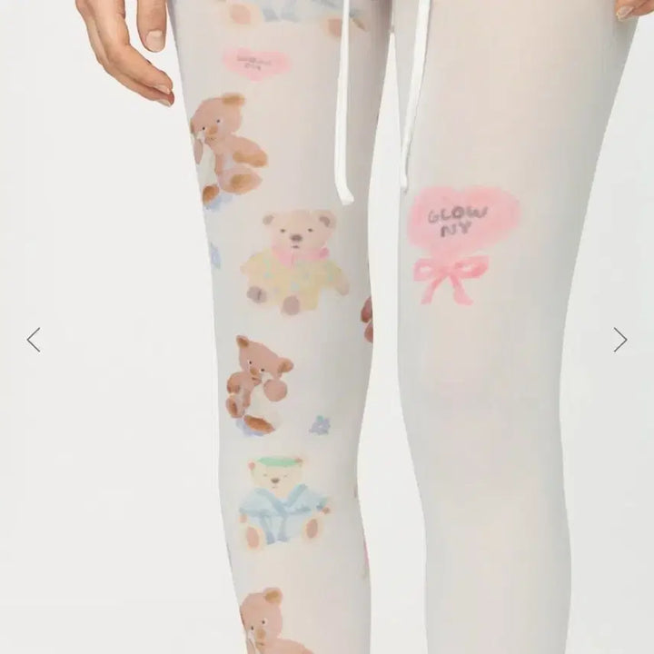 [BUNJANG] Glony Teddy Mesh Tights Stockings New / [당일발송] 글로니 테디 메쉬 타이즈 스타킹 새상품
