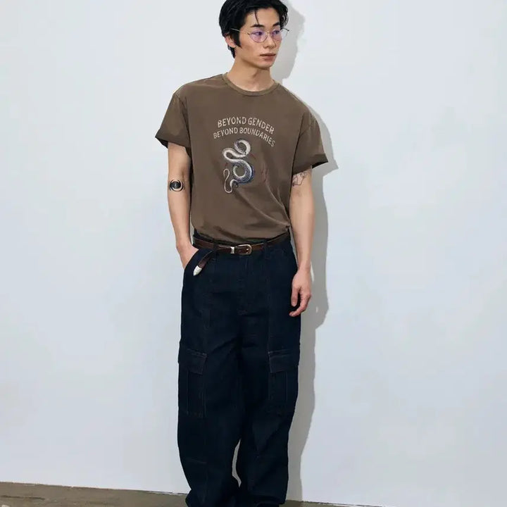 [SOLD OUT] 베테제 카고팬츠 와이드 데님팬츠 새제품 싸게 팔아요