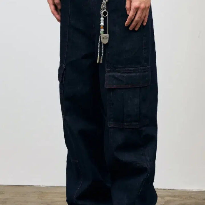 [SOLD OUT] 베테제 카고팬츠 와이드 데님팬츠 새제품 싸게 팔아요