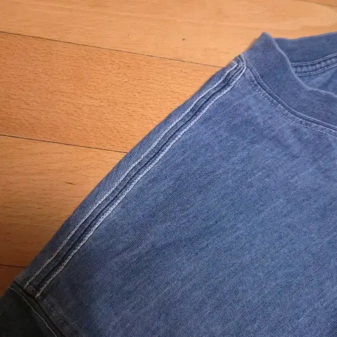 [BUNJANG] Schema Dosik Indigo Short Sleeve T-shirt / 스키마도식 인디고 반팔티 2