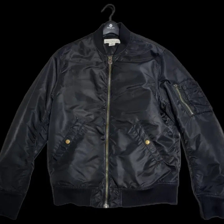 [BUNJANG] H&amp;M MA-1 Bomber Jacket - Black - Size M / H&amp;M 흐앤므 봄버 Ma-1 블랙 M 사이즈