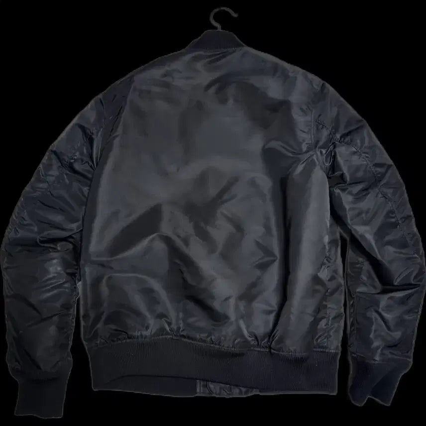 [BUNJANG] H&amp;M MA-1 Bomber Jacket - Black - Size M / H&amp;M 흐앤므 봄버 Ma-1 블랙 M 사이즈