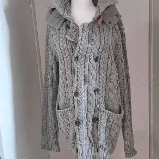 [BUNJANG] C.P. Company Cable Knit Cardigan / C.P. Company 꽈배기 가디건 (정품)_레어템