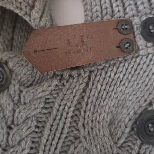 [BUNJANG] C.P. Company Cable Knit Cardigan / C.P. Company 꽈배기 가디건 (정품)_레어템