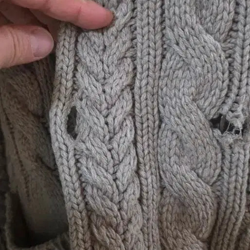 [BUNJANG] C.P. Company Cable Knit Cardigan / C.P. Company 꽈배기 가디건 (정품)_레어템