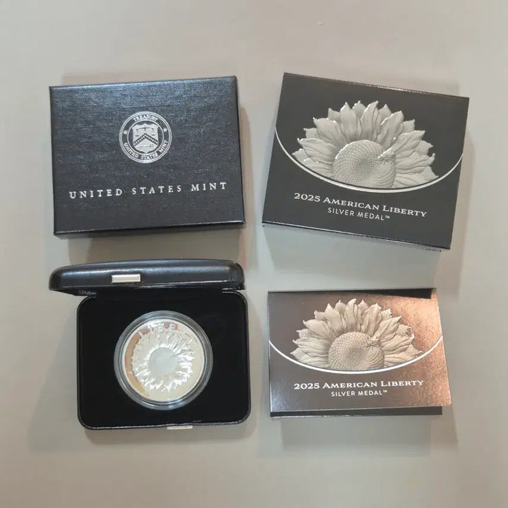 [BUNJANG] 2025 American Liberty Proof Sunflower Medal / 2025 아메리칸 리버티 프루프 메달 썬플라워 해바라기