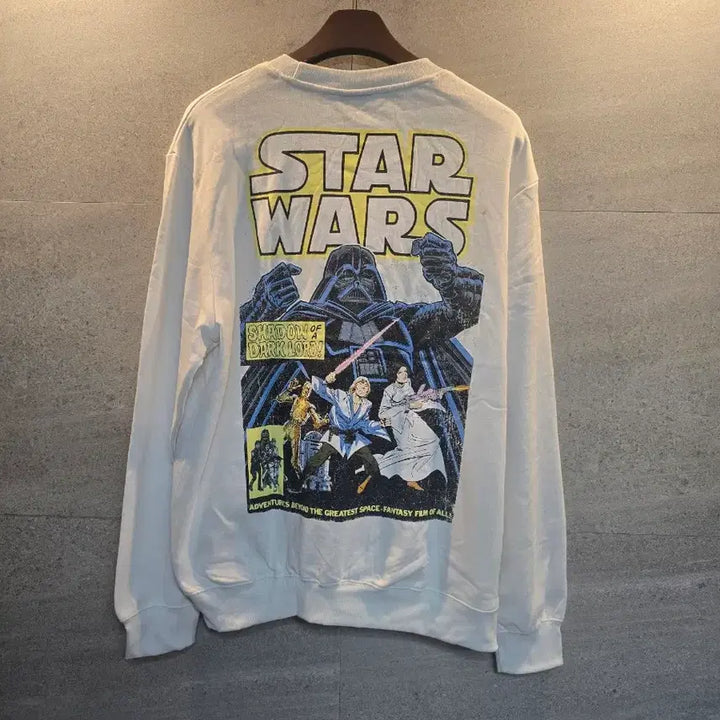 [BUNJANG] Star Wars Darth Vader and Characters Printed Sweatshirt / 스타워즈. 오피셜 굿즈. 맨투맨. 미착.