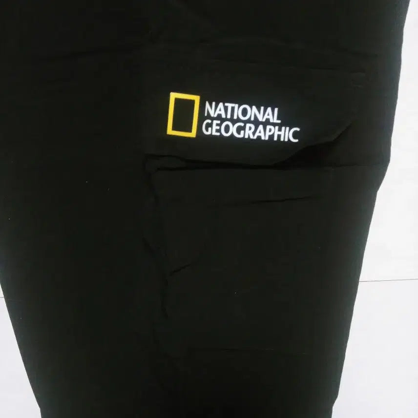 [BUNJANG] National Geographic Spring/Autumn Cargo Jogger Pants Black XL / 내셔널지오그래픽 춘하용 카고 조거 XL 새상품 블랙