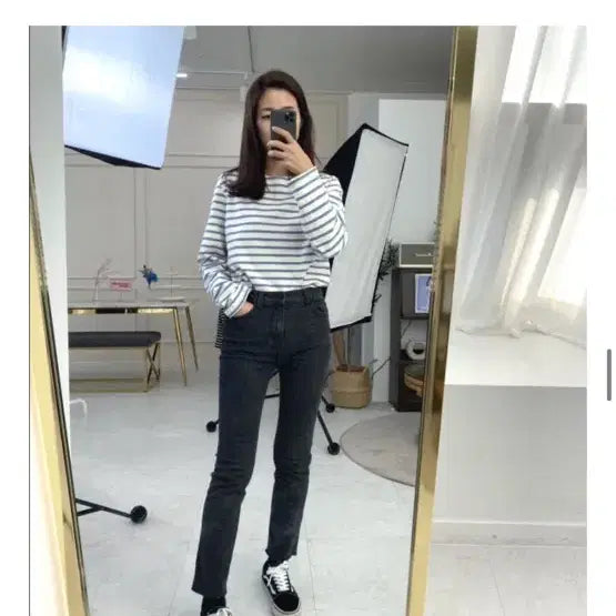 [BUNJANG] Fresh Hye Black Denim Women&