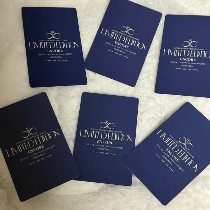 [BUNJANG] Infinite Encore Concert Entrance Photocard / 인피니트 앵콜콘 입장포카