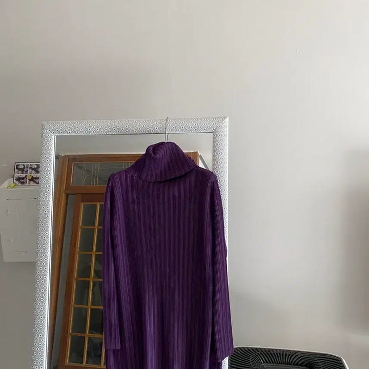 [BUNJANG] Pleats Please Purple Long Sleeve Top / 플리츠플리즈 새 상의 얼른 데려가주세요