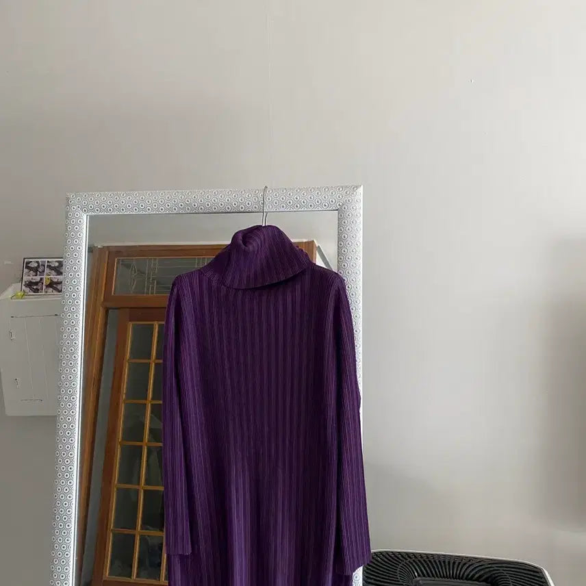 [BUNJANG] Pleats Please Purple Long Sleeve Top / 플리츠플리즈 새 상의 얼른 데려가주세요