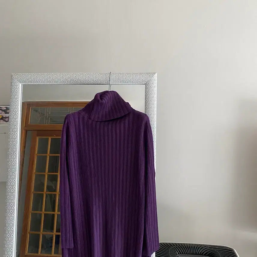 [BUNJANG] Pleats Please Purple Long Sleeve Top / 플리츠플리즈 새 상의 얼른 데려가주세요