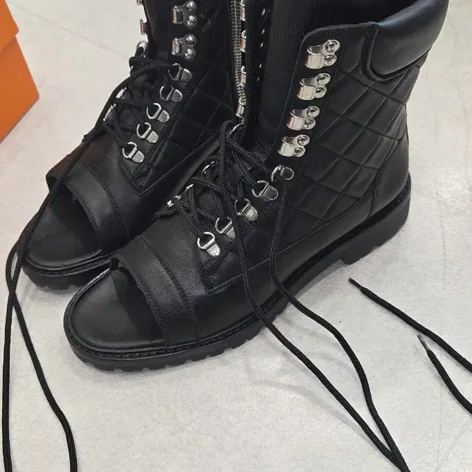 [BUNJANG] Balmain Comet Open-toe Boots / (정품)발망부츠