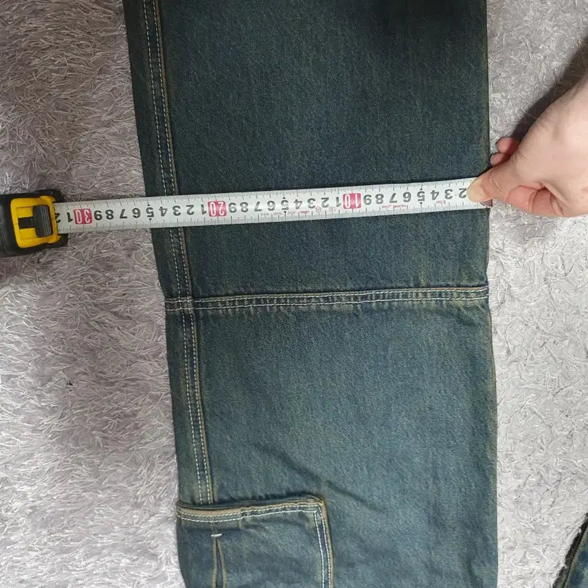 [BUNJANG] Martine Rose Cargo Denim Carpenter Pants (Size 26) / 마르떼 프랑소와 저버 카고 데님 팬츠 카펜터 청바지 26