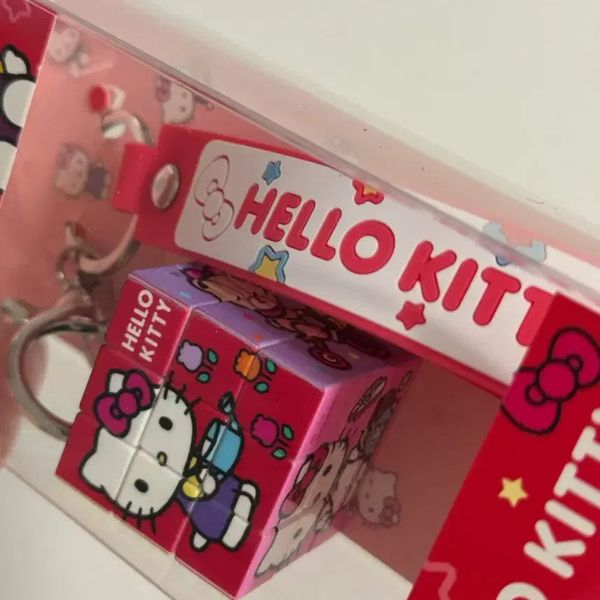 [BUNJANG] Hello Kitty Cube Keyring / 산리오 헬로키티 큐브키링