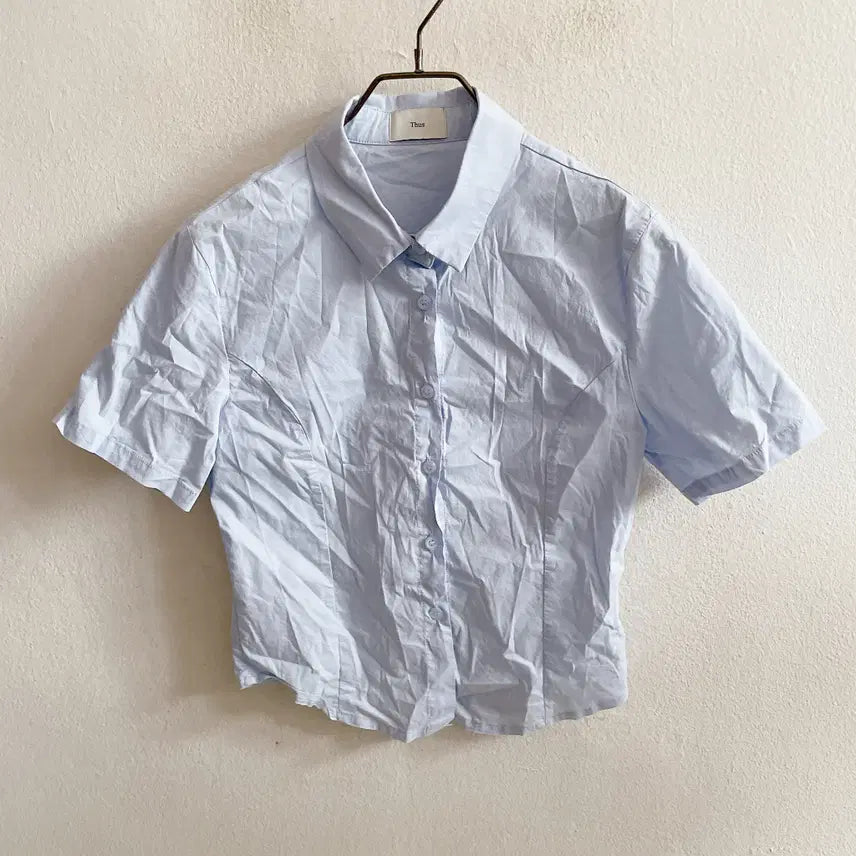 [SOLD OUT] 프리) 24SS 더스 크롭 셔츠
