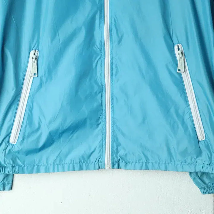 [BUNJANG] Jeep Lightweight Windbreaker Jacket Light Blue / (L) 지프 집업 바람막이 점퍼자켓 연블루 경량 올드스쿨-179D3