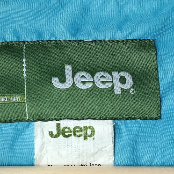 [BUNJANG] Jeep Lightweight Windbreaker Jacket Light Blue / (L) 지프 집업 바람막이 점퍼자켓 연블루 경량 올드스쿨-179D3