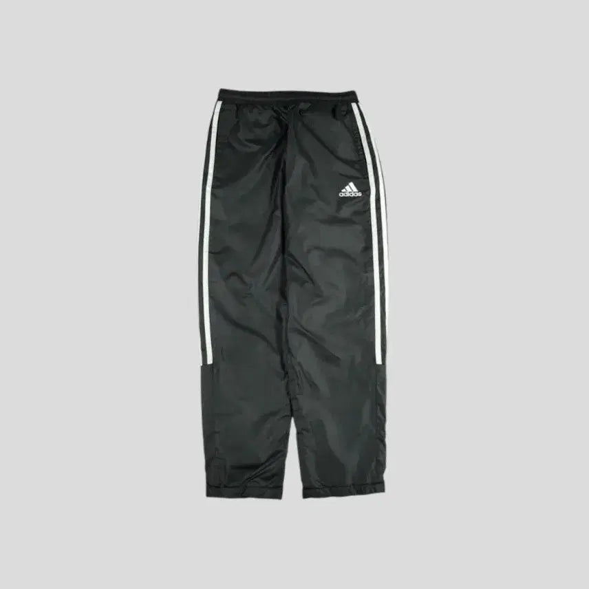 [BUNJANG] Adidas Kids Black Charcoal White Raglan Climastorm Sweatshirt Set / 아디다스 블랙 차콜 화이트 배색 로고 삼선 레글런 클라이마스톰 기모 바람