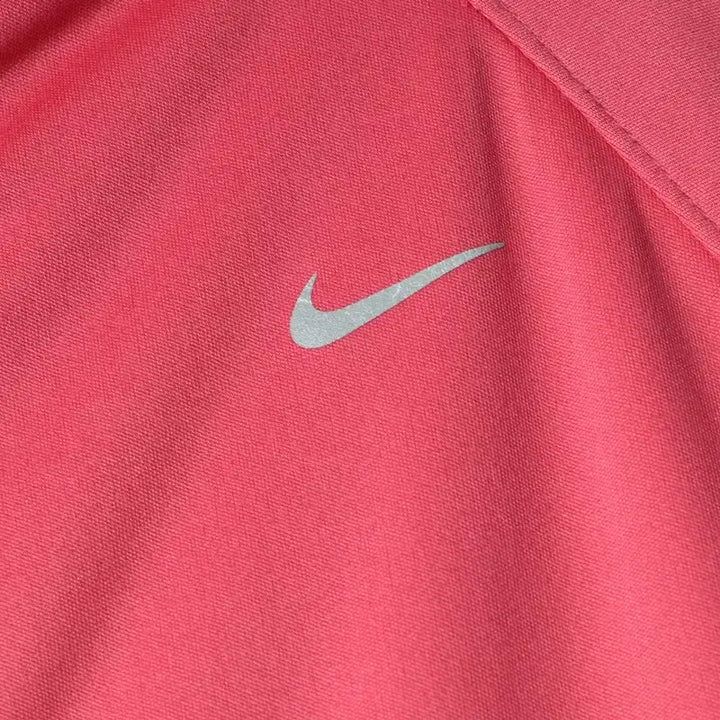 [BUNJANG] Nike Track Top Pink Fleece Jacket / W(S) 나이키 집업져지 트랙탑 기능성 핑크 기모 올드스쿨-179DA