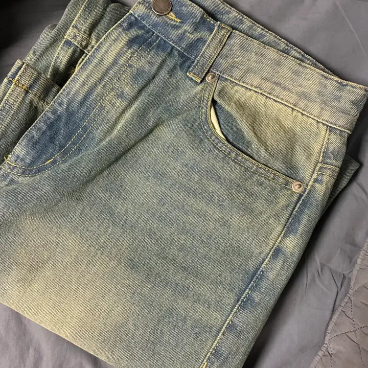 [SOLD OUT] (L)아워데이즈 빈티지 프론트 포켓 카고 데님 팬츠 BLUE 판매