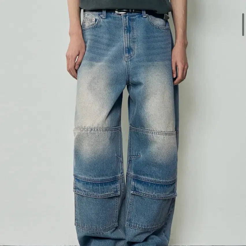 [SOLD OUT] (L)아워데이즈 빈티지 프론트 포켓 카고 데님 팬츠 BLUE 판매