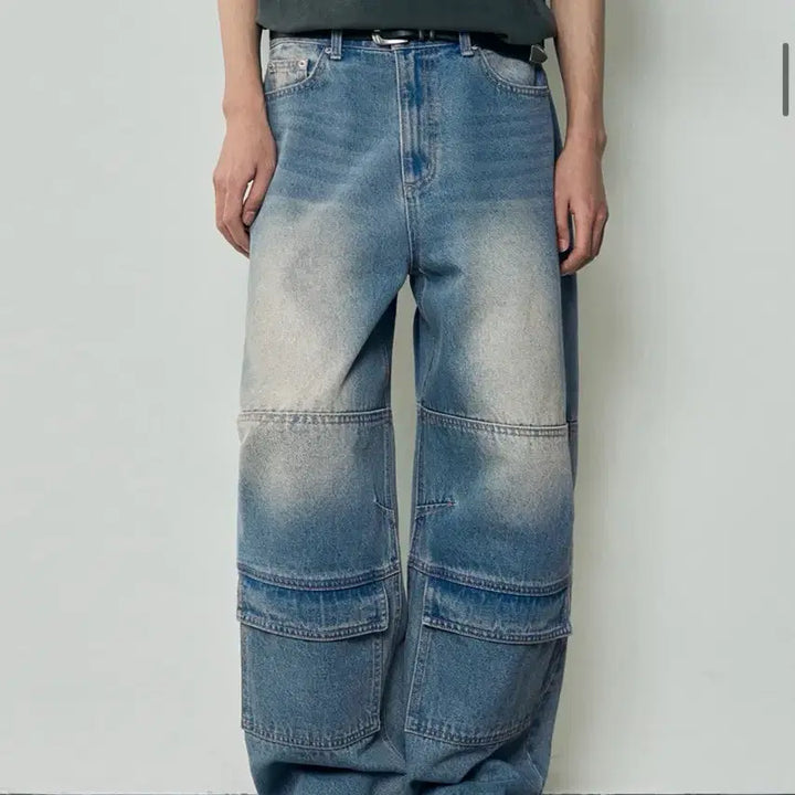 [SOLD OUT] (L)아워데이즈 빈티지 프론트 포켓 카고 데님 팬츠 BLUE 판매