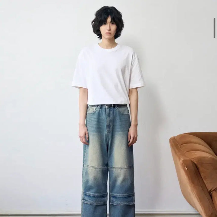 [SOLD OUT] (L)아워데이즈 빈티지 프론트 포켓 카고 데님 팬츠 BLUE 판매