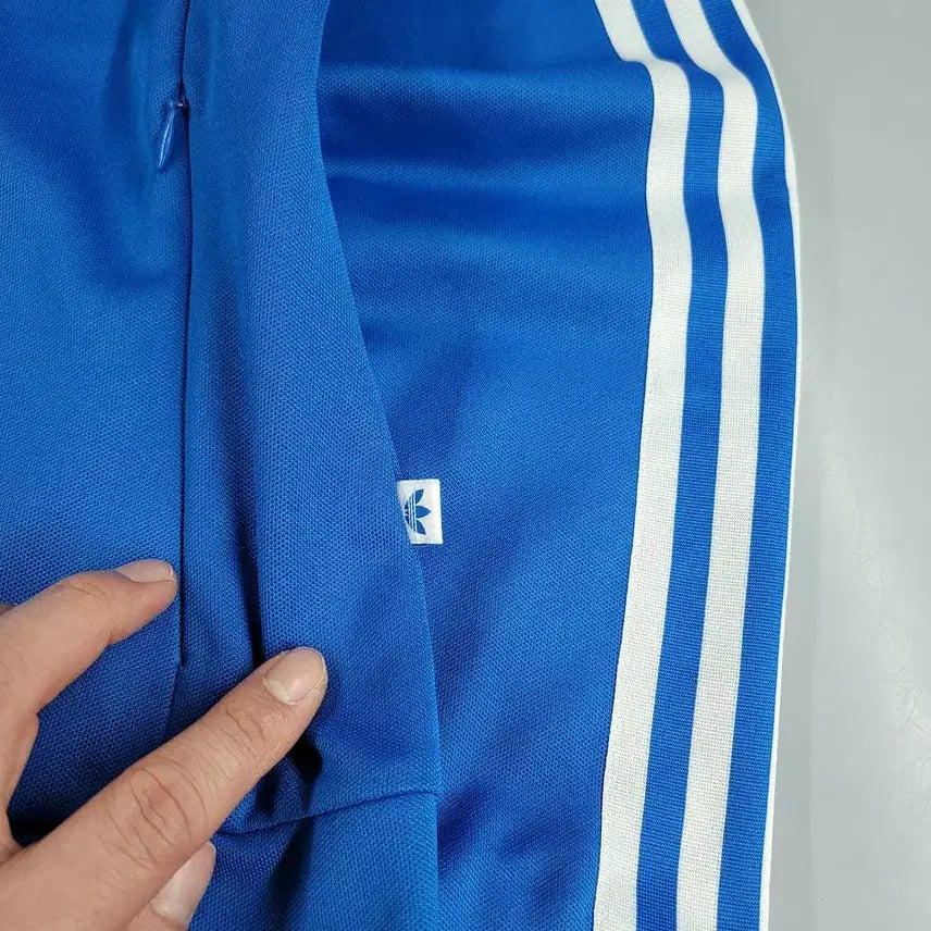 [BUNJANG] Adidas Trefoil Logo Europa Track Jacket / 아디다스 블루 화이트 트레포일 로고 삼선 이너 레오파드 올드스쿨 유로파