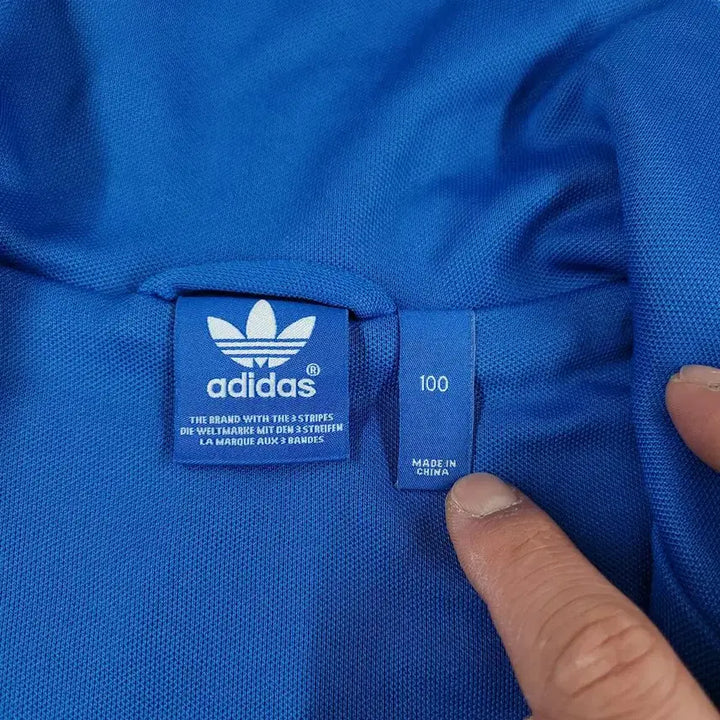 [BUNJANG] Adidas Trefoil Logo Europa Track Jacket / 아디다스 블루 화이트 트레포일 로고 삼선 이너 레오파드 올드스쿨 유로파