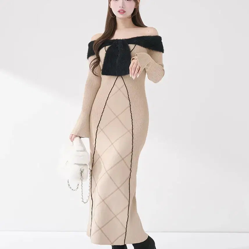 [BUNJANG] Darich Long Off-shoulder Dress / darich 다리치 롱 오프숄더 원피스 지뢰계 양산형 양지뢰 스나계