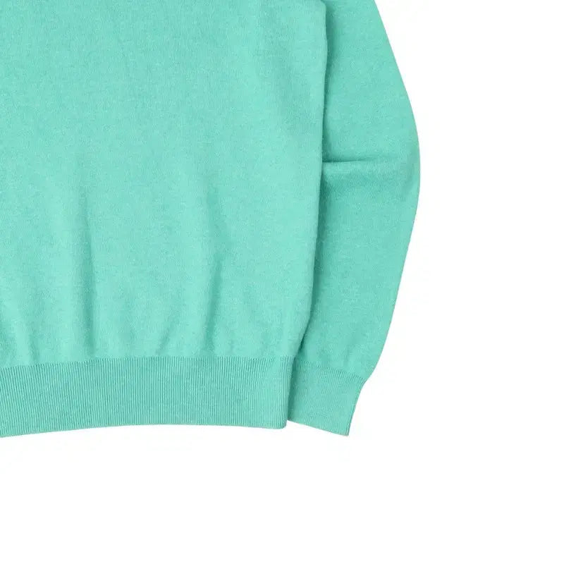 [BUNJANG] Polo Ralph Lauren Mint Pima Cotton Round Knit Sweater / 폴로 랄프로렌 민트 피마코튼 라운드 니트