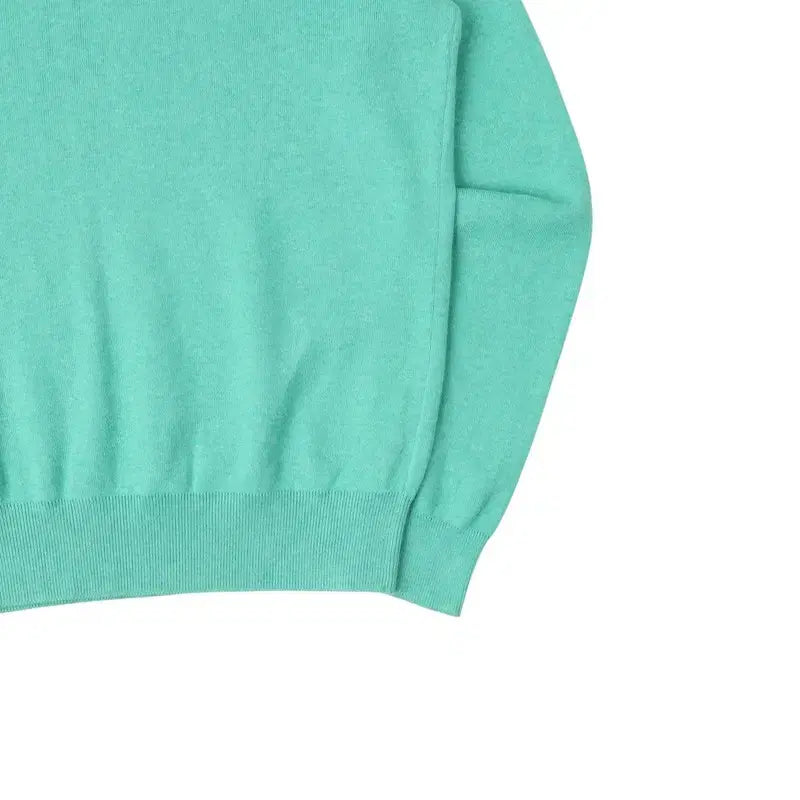 [BUNJANG] Polo Ralph Lauren Mint Pima Cotton Round Knit Sweater / 폴로 랄프로렌 민트 피마코튼 라운드 니트