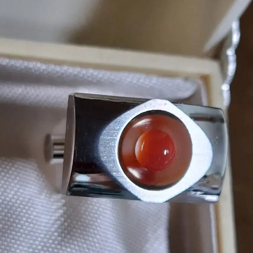 [BUNJANG] Coral Cufflinks and Tie Pin Set / 산호 커프스 버튼-넥타이핀 세트
