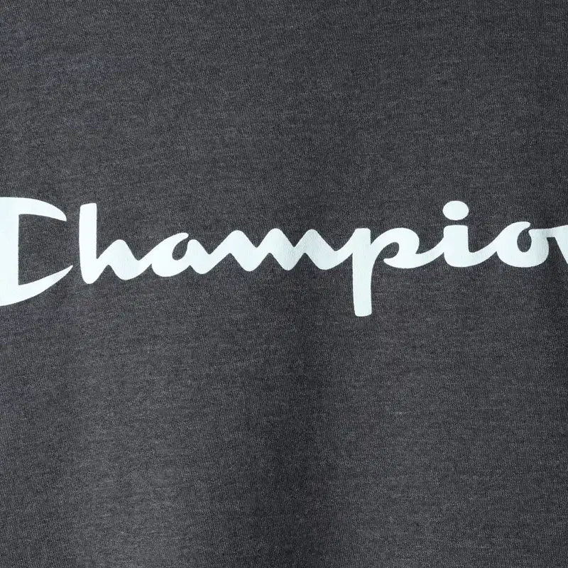 [BUNJANG] Champion Big Logo Gray T-Shirt / (M-L) 챔피온 반팔 티셔츠 빅로고 그레이 올드스쿨-179ED