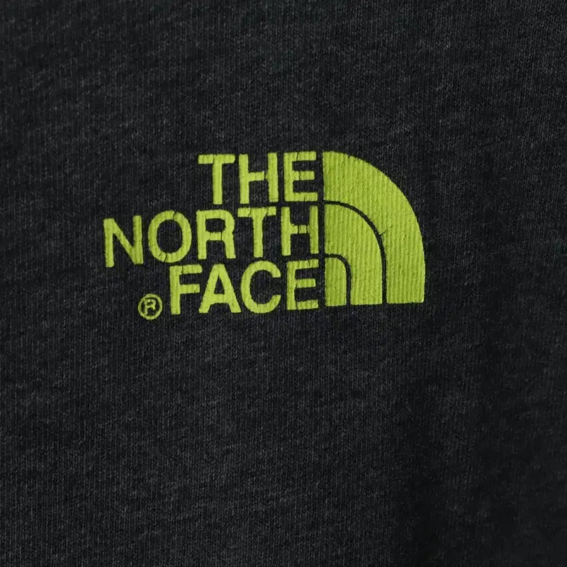 [BUNJANG] The North Face Small Logo Gray T-shirt / (M) 노스페이스 반팔 티셔츠 스몰로고 그레이 올드스쿨-179EE