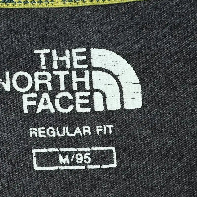 [BUNJANG] The North Face Small Logo Gray T-shirt / (M) 노스페이스 반팔 티셔츠 스몰로고 그레이 올드스쿨-179EE