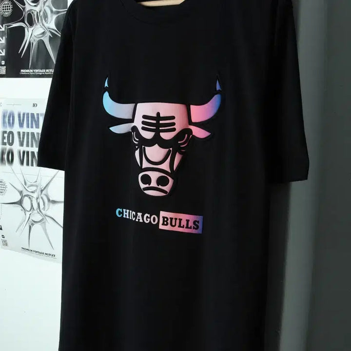 [BUNJANG] NBA Chicago Bulls Short Sleeve T-shirt / (XL-2XL) NBA 엔비에이 반팔 티셔츠 시카고불스-179F5