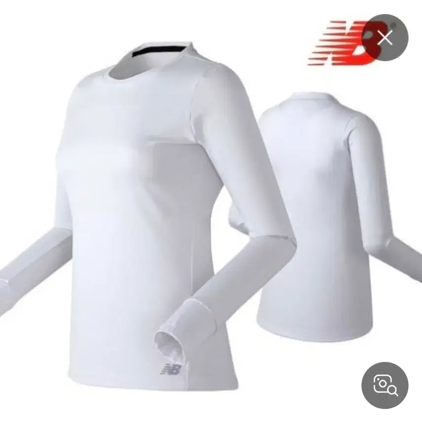 [SOLD OUT] 뉴발란스 여성용 긴팔 스포츠웨어 화이트