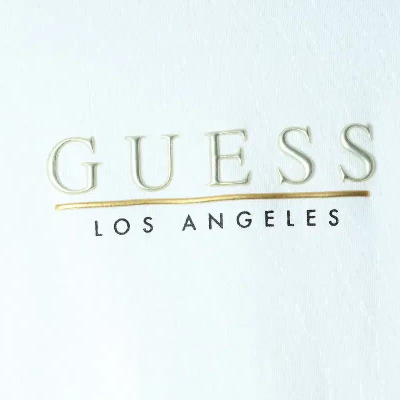 [BUNJANG] Guess Logo T-shirt White / (S-M) 게스 반팔 티셔츠 로고 화이트 LA-179FE